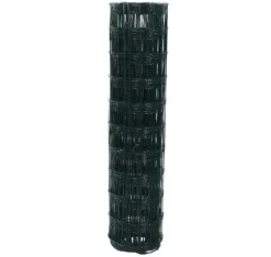 Grillage souple maille 100x75mm rouleau de 25m vert