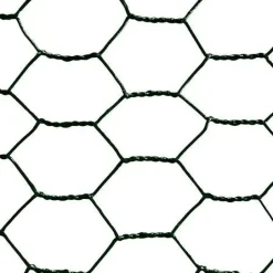 Grillage triple torsion maille 25mm vert H.0,5m x L.10m