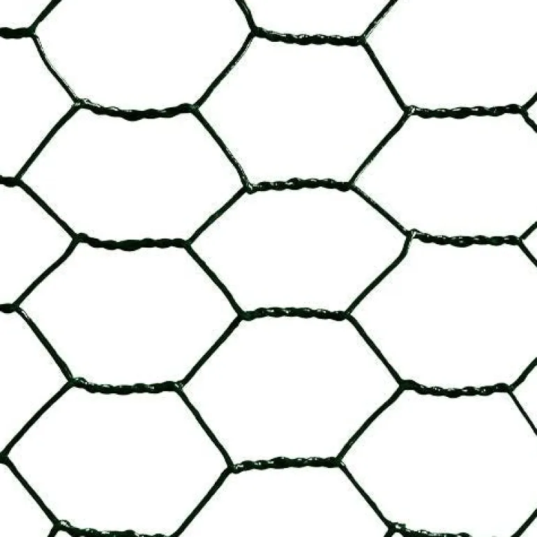 Grillage triple torsion maille 25mm vert H.1m x L.10m