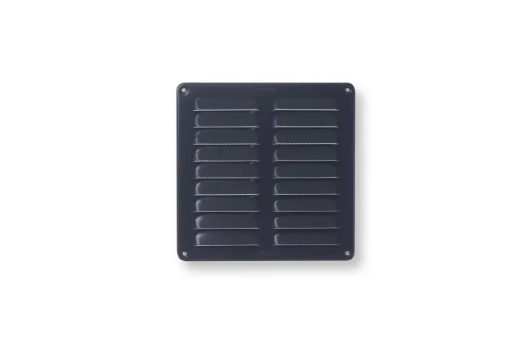 Grille alu Strong 1.5 mm anti-moustique anthracite 20x20 cm