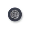 Grille à clipser ABS + anti-moustique anthracite tube Ø8-9