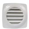 Grille à clipser ABS + anti-moutique blanc tube Ø10