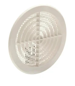 Grille à clipser ABS + moustiquaire beige tube Ø8-9