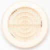 Grille à clipser ABS + moustiquaire beige tube Ø10-11