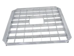 Grille de recouvrement L.40 x H.2,5 x l.40cm