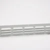 Grille en alu 0,8 mm anti-moustique blanc 5x40 cm