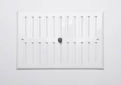 Grille en alu réglable 0,8mm blanc 17x25 cm