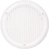 Grille ronde ABS à visser blanc Ø6.4 cm