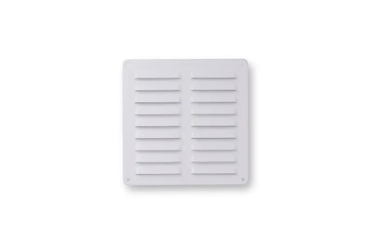 Grille Strong alu 1,5 mm anti-moustique blanc 20x20cm