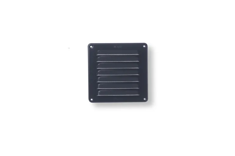 Grille Strong alu 1,5 mm anti-moustique anthracite 15x15 cm