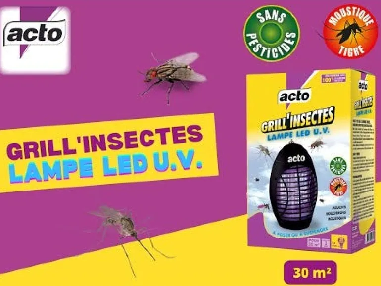 Grill'Insectes UV 12 LEDS