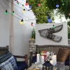 Guirlande de fête LED solaire multicolore