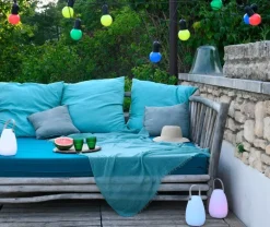 Guirlande de fête LED solaire multicolore