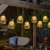 Guirlande solaire Lumina 10 LEDS blanc chaud 4,7m
