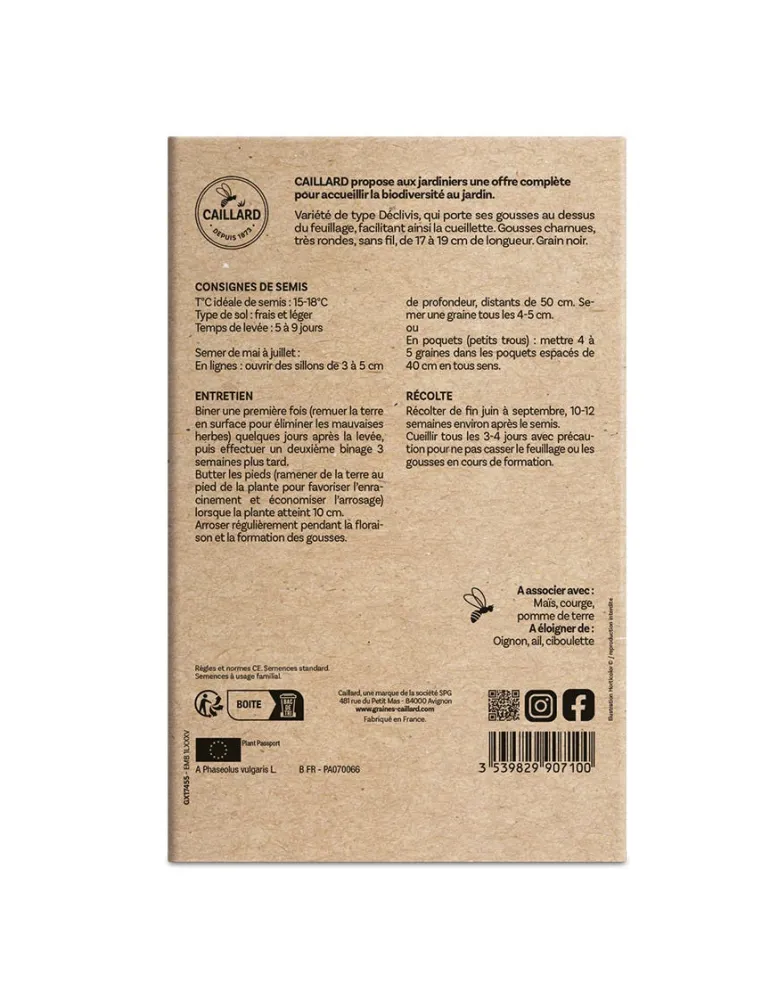 Haricot Nain Majestik 200g CAILLARD