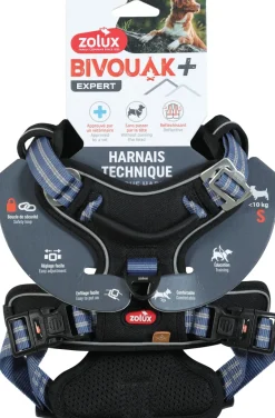 Harnais pour chien bivouak s bleu ZOLUX