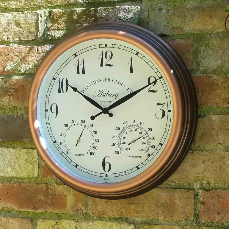 Horloge Astbury style ancien ronde Ø30 cm