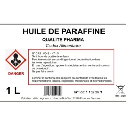 Huile de paraffine medicinale 1L DUHALLE