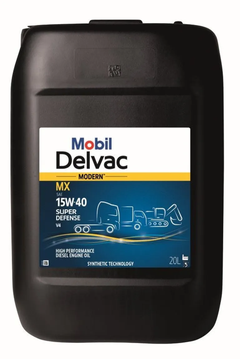 Huile moteur Mobil Delvac Modern 15W40 Super Defense V4 20L