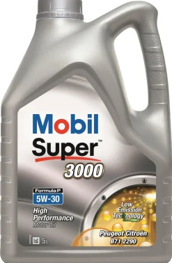 Huile moteur Super 3000 Formula P 5w30 - 5L MOBIL