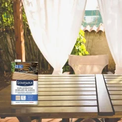 Huile protectrice mobilier de jardin incolore 1L STARWAX
