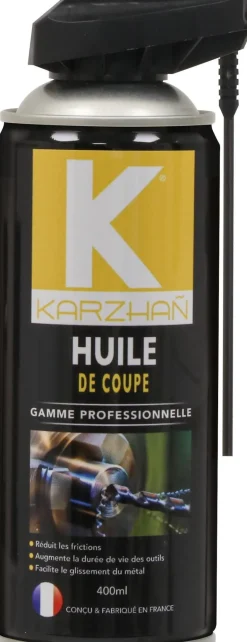 Huile de coupe pour usinage aérosol 400 ml KARZHAN