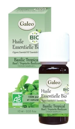 Huile essentielle bio basilic tropical