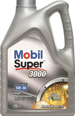 Huile moteur Super 3000 Formula R 5w30 - 5L MOBIL