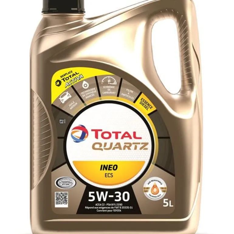 Huile quartz inéo ECS 5W-30 5 L TOTAL