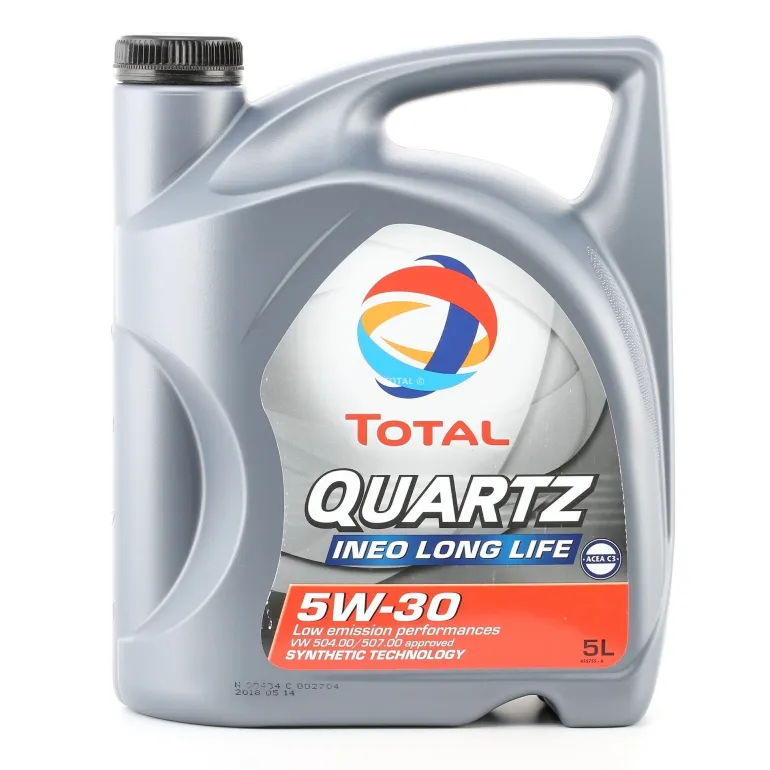 Huile quartz inéo long life 5W-30 5 L TOTAL