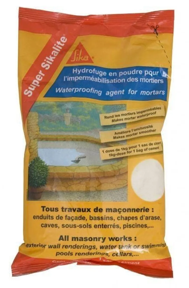 Hydrofuge en poudre Super SikaLite - 1 kg