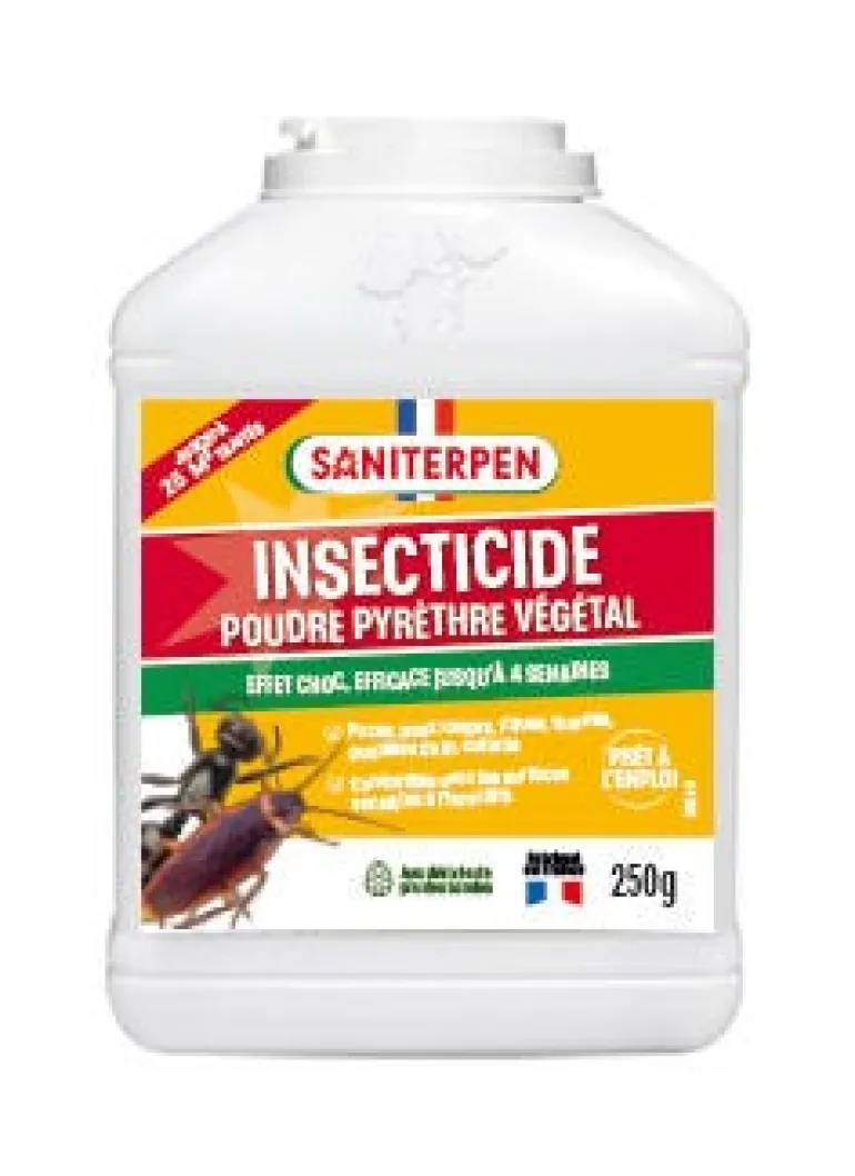 Insecticide Poudre au Pyrèthre Végétal 250 g SANITERPEN