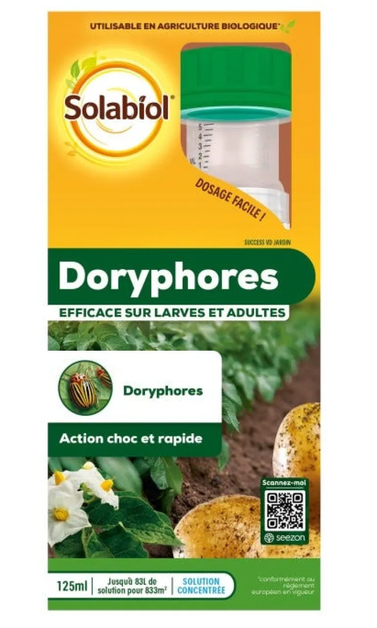 Insecticide concentré contre les doryphores 125 mL SOLABIOL