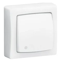 Interrupteur va-et-vient ASL blanc avec LED complet LEGRAND