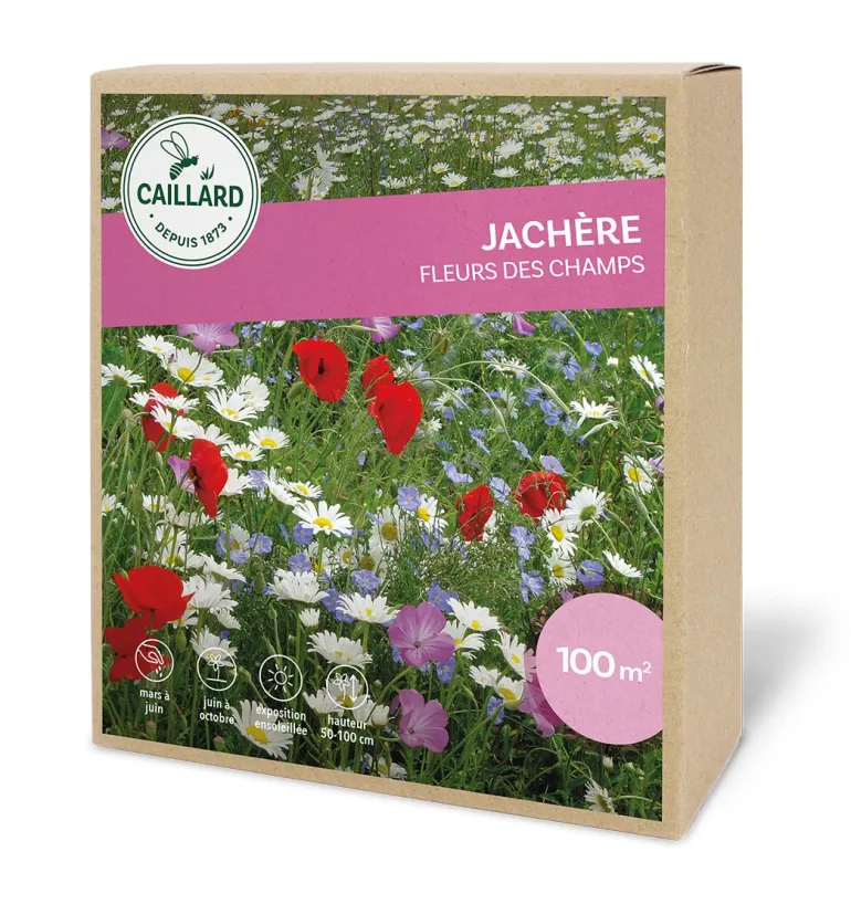 Jachère Fleurs des Champs 100g+180g vermiculite CAILLARD