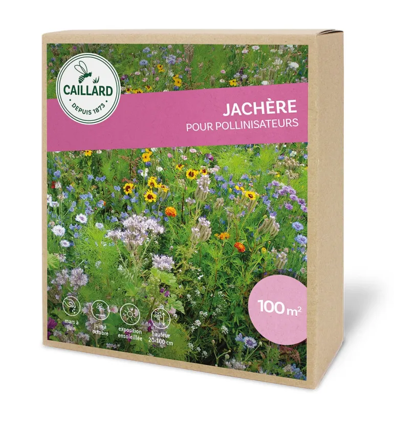 Jachère pour Pollinisateurs 100g+180g vermiculite CAILLARD