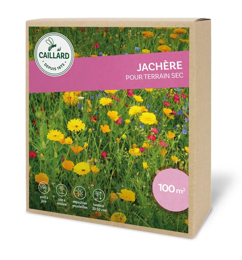 Jachère pour Terrain Sec 100g+180g de vermiculite CAILLARD
