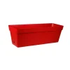 Jardinière Cocoripot Jade + plateau clippé rubis 49 cm