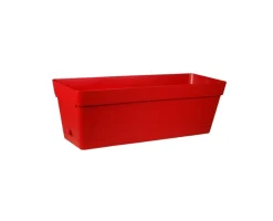 Jardinière Cocoripot Jade + plateau clippé rubis 49 cm