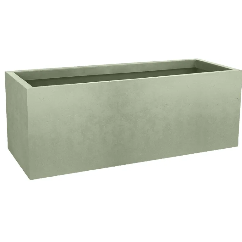 Jardinière Basalt Up 79,5 cm 57L vert amande EDA