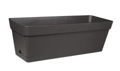 Jardinière Cocoripot Jade + plateau clippé ardoise 49 cm