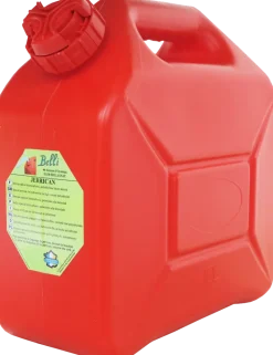 Jerrican à bec verseur 10 L rouge spécial hydrocarbures
