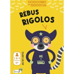 Jeu de cartes - Rébus rigolos : grandir en jouant