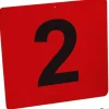 Jeu de 20 numéros de maniabilité 33 x 33 cm Rouge