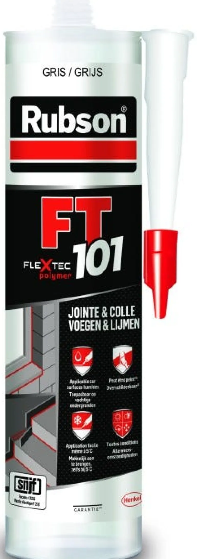 Joint fissure FT101 colle GRIS 280 ml