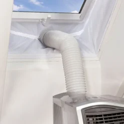 Joint de fenêtre en tissu pour climatisation mobile 4m blanc