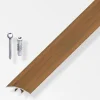 Jonction Vario 33 aluminium noyer naturel 0,9m