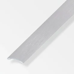 Jonction 30x5 mm aluminium gris brossé adhésif 1m