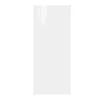 Joue Façade Artika laquée blanc Ral9003 1566x580mm pleine