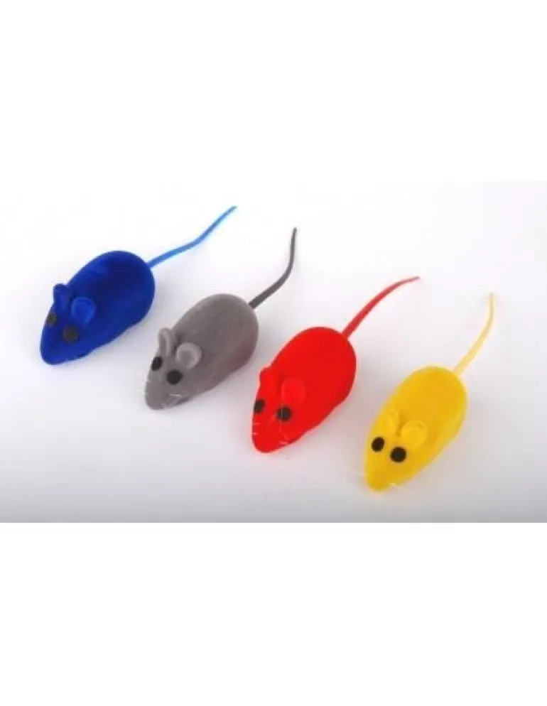 Jouet chat 2 souris feutre avec organe sonore ANKA